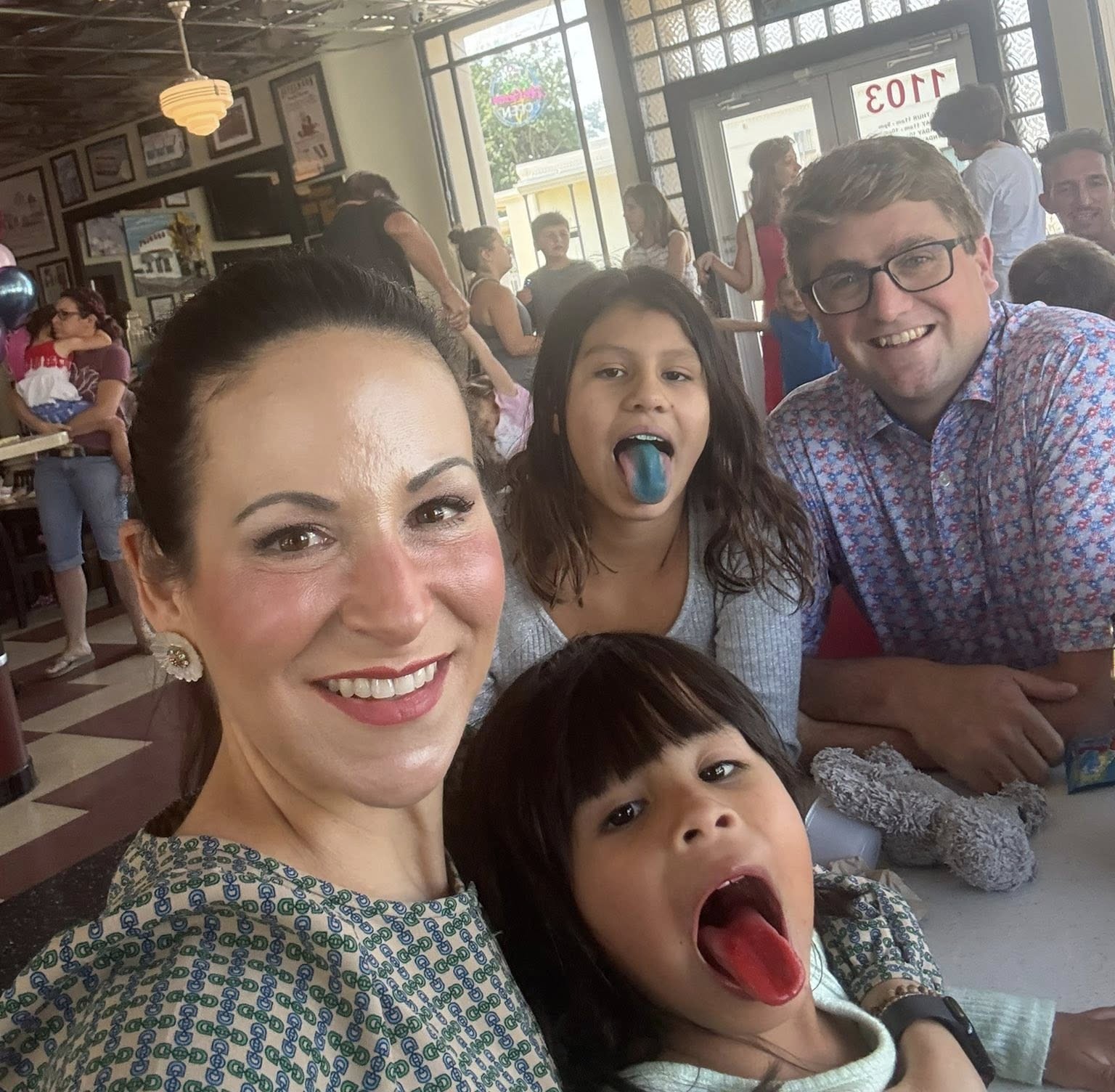 Alexis Ammons with her family